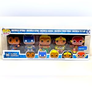 Funko Pop! Heroes: DC Holiday - Gingerbread Vinyl Figure 5-Pack